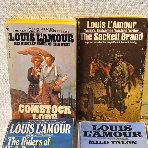 Lot of 6 Vintage Louis L'AmourPaperback Books - Picture 2 of 6